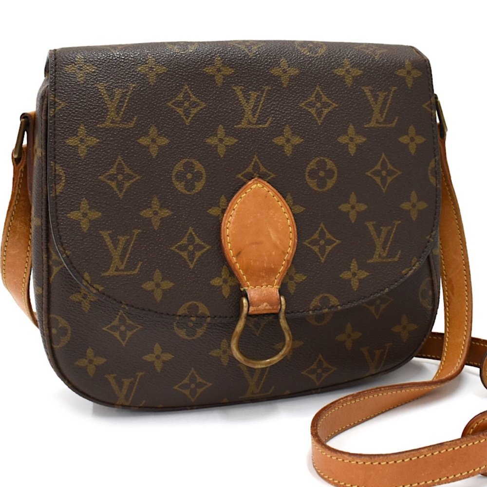 Authentic LOUIS VUITTON Saint Cloud GM Shoulder Bag Monogram + COA